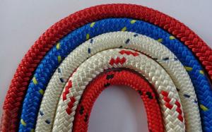 China PES Diamond Braided Rope Polyester Double Braided Rope 6-24mm on sale