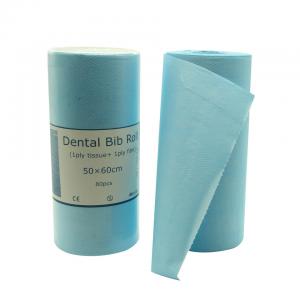 China Patient Disposable Dental Bib Roll Waterproof Dental Apron Dental Consumable Products on sale
