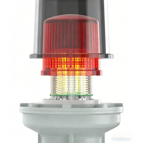 explosion proof warning light for aircraft