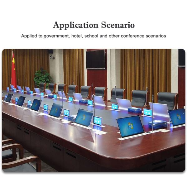 15.6Inch Motorized Computer LCD Monitor Lift For Paperless Conference System