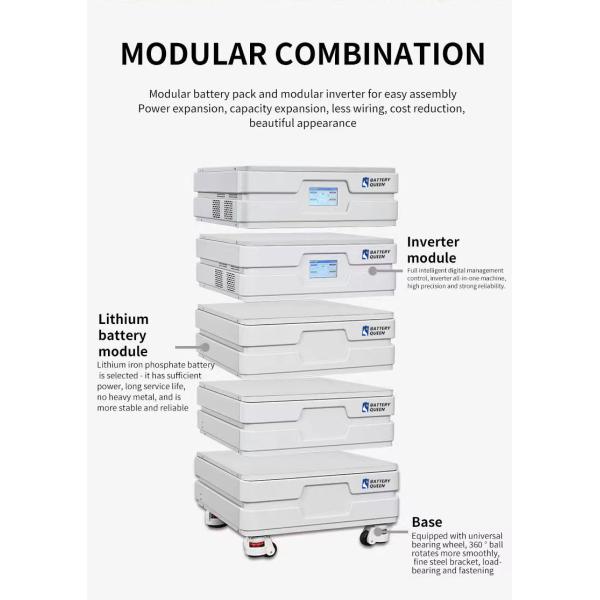 Off Grid Hybrid Grid Ess Lithium Battery 100AH 200AH Home Energy Storage System