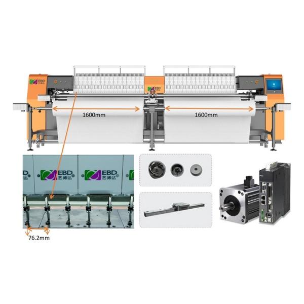 900 RPM High Speed Computerized Sewing Quilting Embroidery Machine With Low Noise