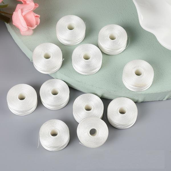 Sewing Thread 3.7g/ ball Pre Wound Bobbin Thread for Quilted Embroidery Projects