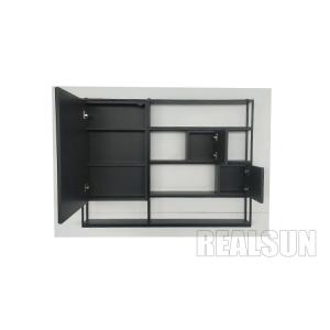 Buy cheap European Style Wall Mounted Modern Bathroom Vanity Cabinets With Tempered Mirror product