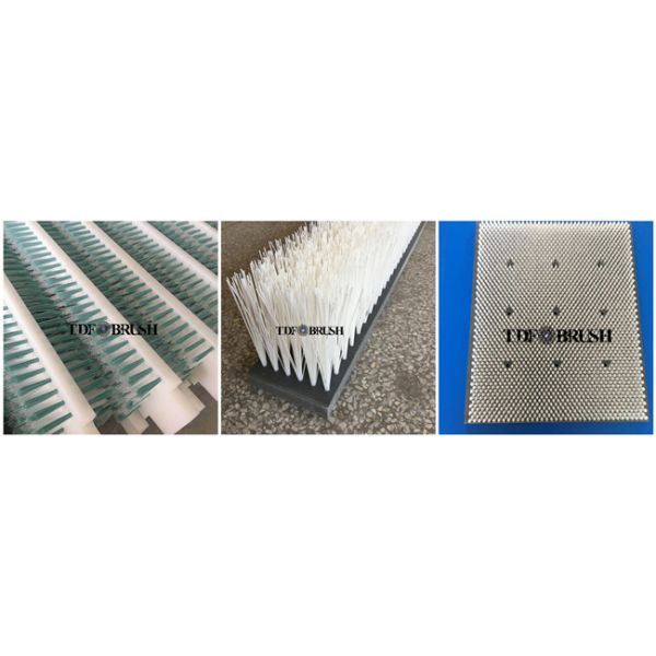 High Density PVC base Nylon Lath Brush CNC Machine Sealing Brush