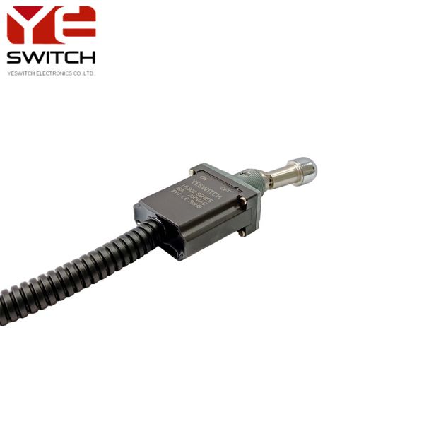 SPST On-Off Toggle Switch Locking-Long Handle 15A 250VAC 2 POS