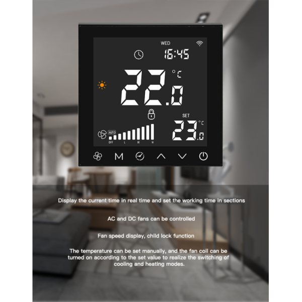 Smart HVAC Thermostat for Precise Indoor Climate Control