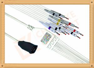 Buy cheap Zoll Ecg Monitor Cable One Piece Ecg Cable10 Lead  Banana IEC product