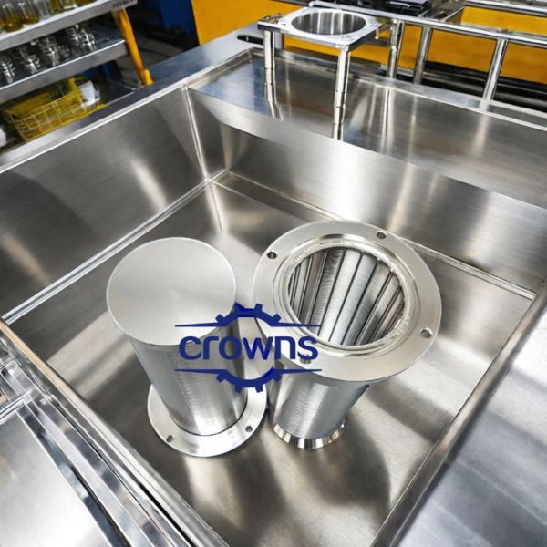 Stainless Steel Johnson Screen Tube Wedge Wire Resin Traps For Vacuum Infusion
