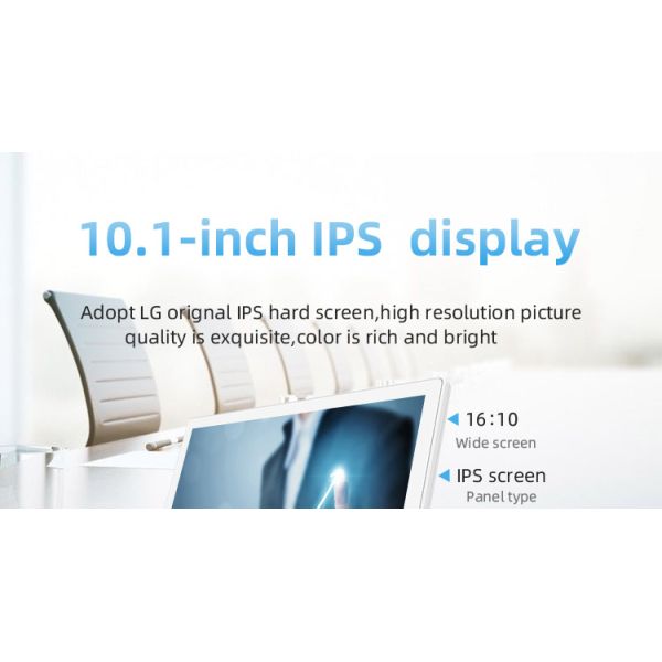 10-Inch Frameless Android Tablet with 1.33Ghz-1.86GHz Quad Core Processor and WIFI Bluetooth Connectivity
