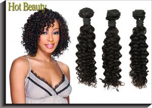 Buy cheap 32 Inch AAAAA Virgin Malaysian Curly Hair Weave , Long Hair Extensions product