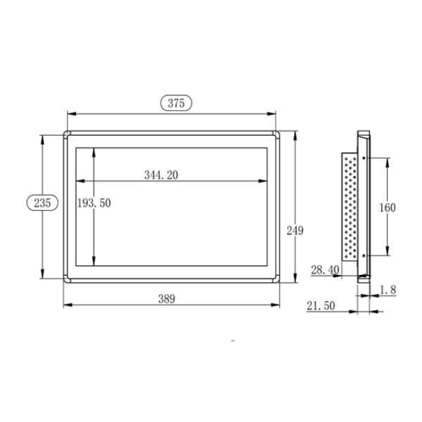 15.6-inch Embedded Windows Network Intelligent Split Screen Remote Management Industrial Control All-in-one Computer