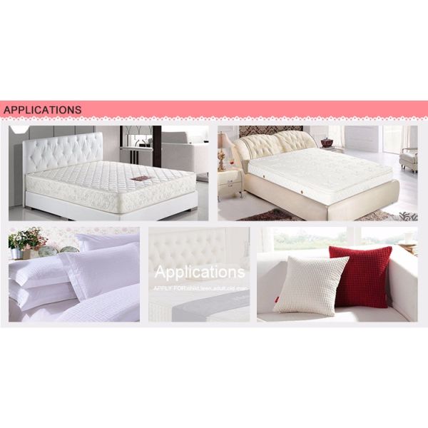 Waterproof Polyester Mattress Fabric , Hometextile Quilted Jacquard Cotton Fabric