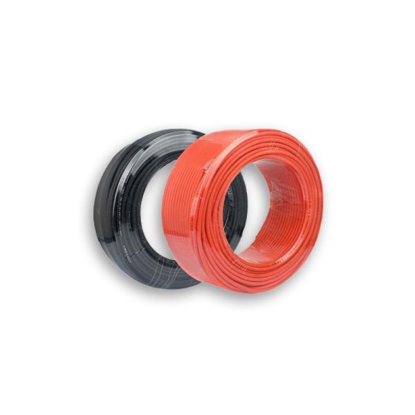 Photovoltaic Twin Core Solar Cable With Tinned Copper Conductor XLPO Insulation