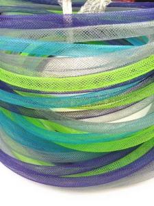 China Colored Expandable Braided Cable Sleeving For Mesh Cable Protector on sale