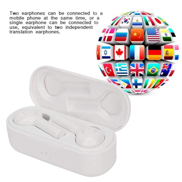 Bluetooth 5.0 earphone translate Support 33+ Language translator earphone device 2 buyers