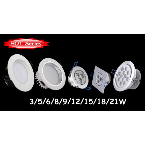 50000H Life-Span 3W led ceiling light 3*1W hot selled led downlight high power LED lights
