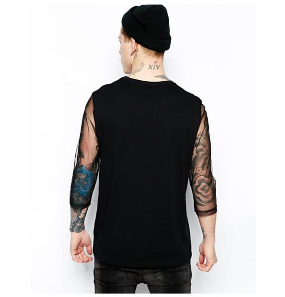 Cool 3/4 sleeve t shirt for men latest t shirt designs for men