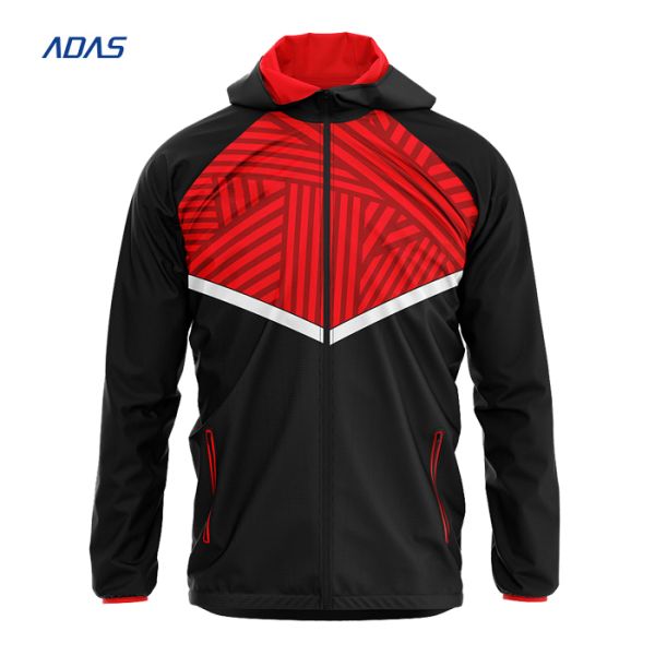 Waterproof Full Dye Sublimation Hoodies Baseball Windbreaker Jacket