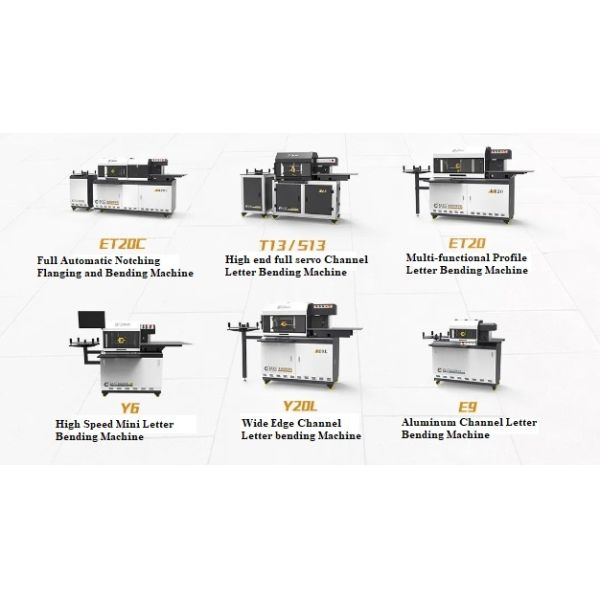 3D Letter Bender Machine Building Signs Bending Machine for 0.4-1.8mm Material Thickness