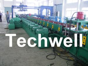 China Automatic PLC Control Highway Guardrail Roll Forming Machine With 10-12 m/min Working Speed on sale