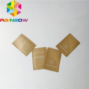 Small Recycled Brown Kraft Paper Custom Printing Aluminum Foil Moisture Proof