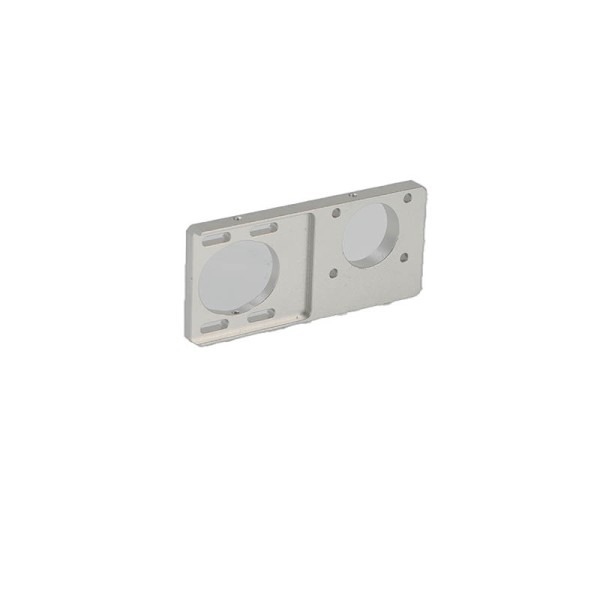 High Precision CNC Components Parts Industrial Silver Hollow Design