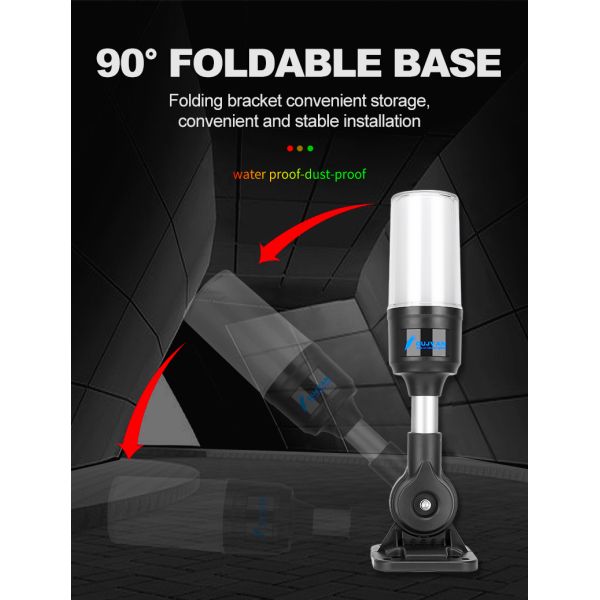 Q3T Industrial LED Indicator Signal Tower Light with Built-in >100dB Buzzer, DC12V DC24V AC220V Optional IP54