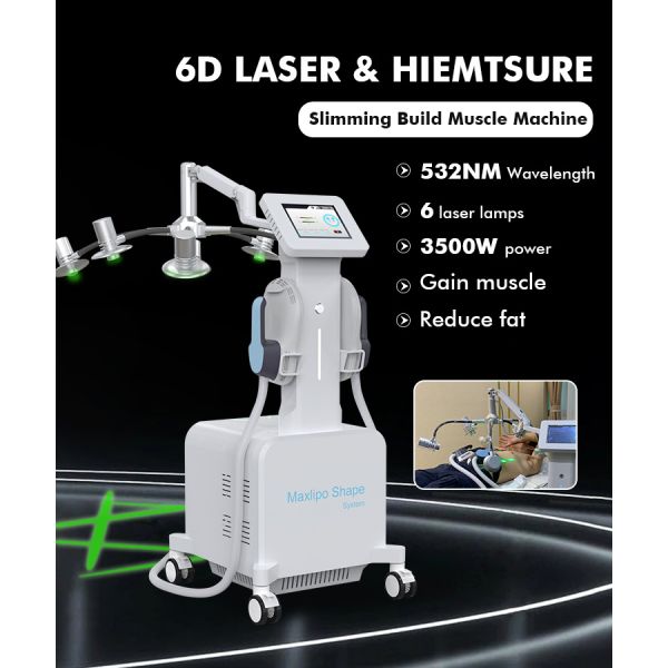 6d laser & hiemtsure slimming machine