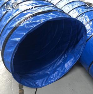 China PVC Tarpaulin Waterproof Protective Cover Anti Leakage Round Silicon Coating on sale