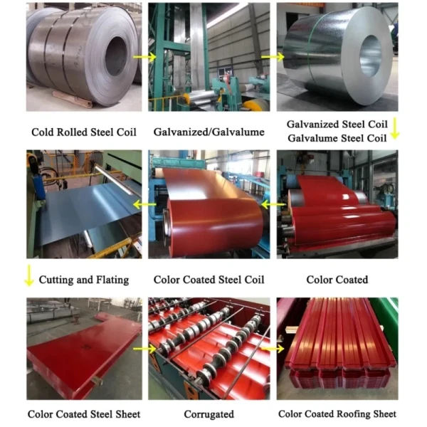 Dx51d G350 Galvanized Color Coating Prepainted Zincalume Steel PPGI Coil