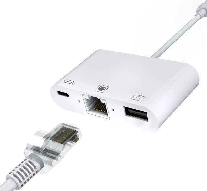 LAN Ethernet Lightning Adapter Cable