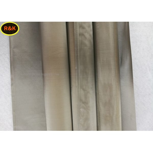 100% Polyester 140 Micron Screen Stainless Steel Mesh Fabric High Air Permeability