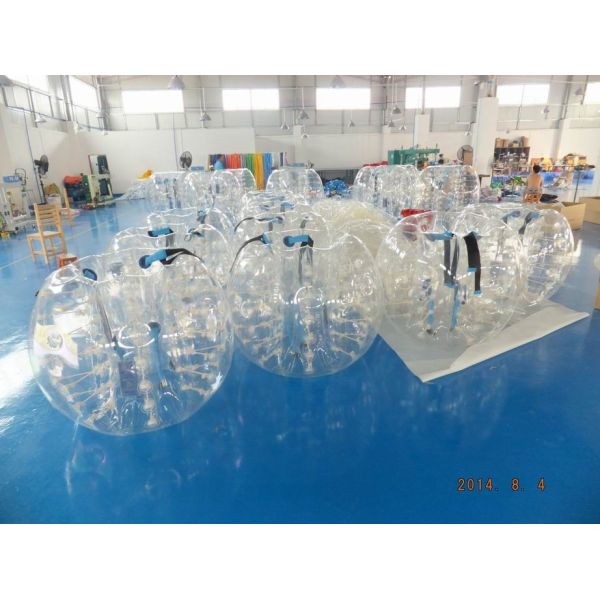 0.7mm Clear TPU Kids Bumper Ball, Inflatable Body Zorb Ball For Fun