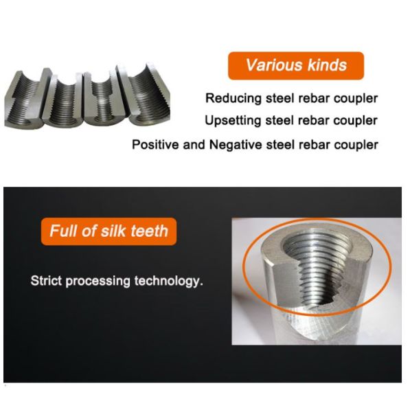 Structural Threaded Bar Connectors / Couplers Safe Operation D12MM - D50MM