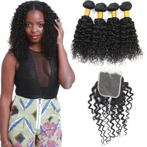 Buy cheap Soft Smooth Malaysian Virgin Hair Extensions , Virgin Malaysian Curly Hair Weave product