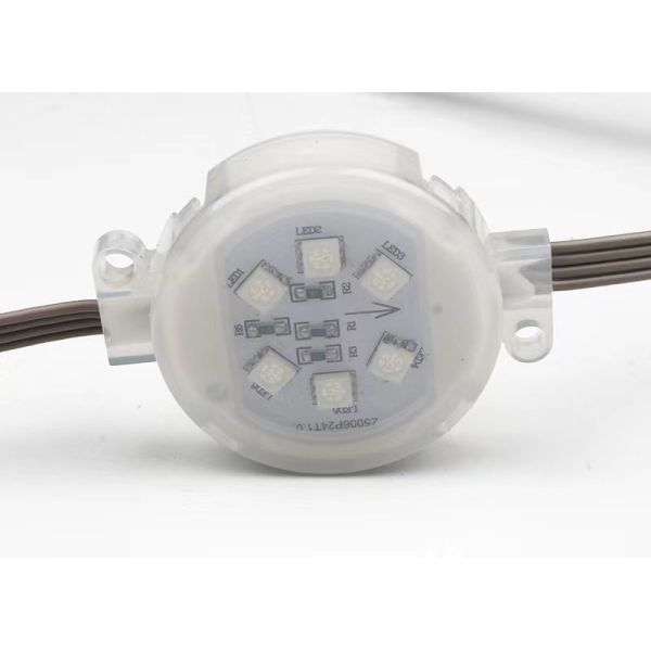 Transparent Crystal RGB LED Pixel Ball Flexible Soft 3D LED Point Light Source