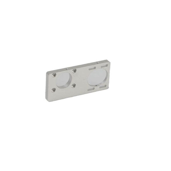 High Precision CNC Components Parts Industrial Silver Hollow Design