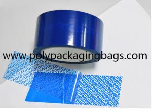Buy cheap Blue PET Tamper Evident Security Tape For Carton Sealing product