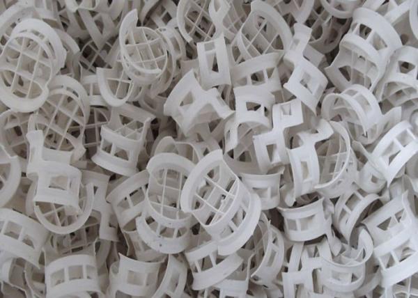 Quality Heat Resistant Plastic Conjugate Ring Packing High Free Volume For Petroleum Industry for sale