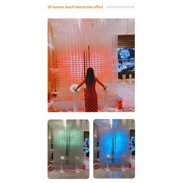 Indoor Outdoor Crystal 3D Pixel Light Festival Decorative Lights Waterproof IP65