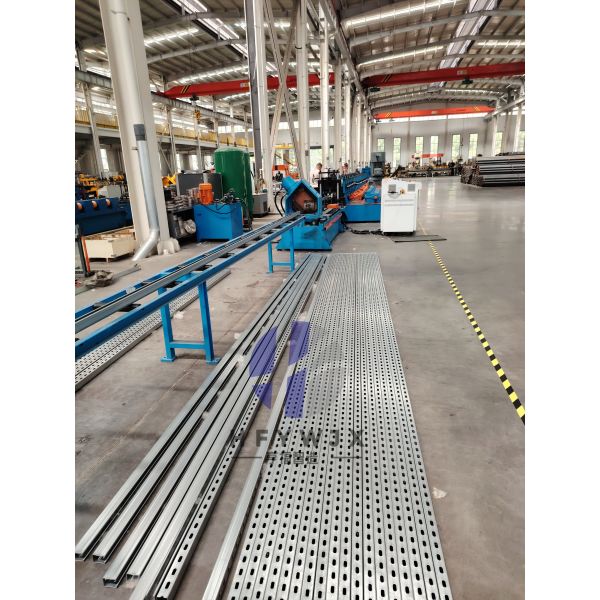 Automatic Solar Strut Channel Roll Forming Machine High Strength Adjustable Flexibility