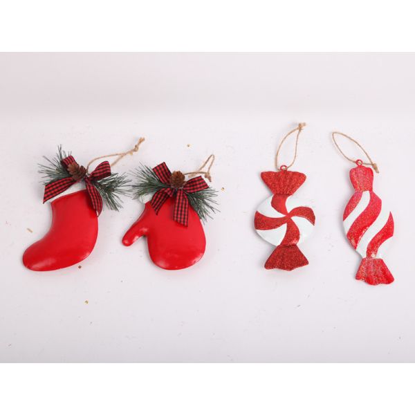 Customized Metal Christmas Decoration for Festive Celebration Christmas Tree Pendant