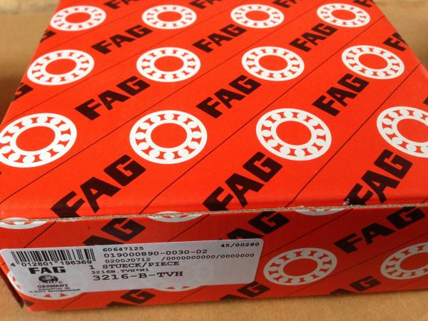Quality FAG 3216-B-TVH double row angular contact ball bearing with Polyamide cage 80x140x44.4mm chrome steel bearing for sale