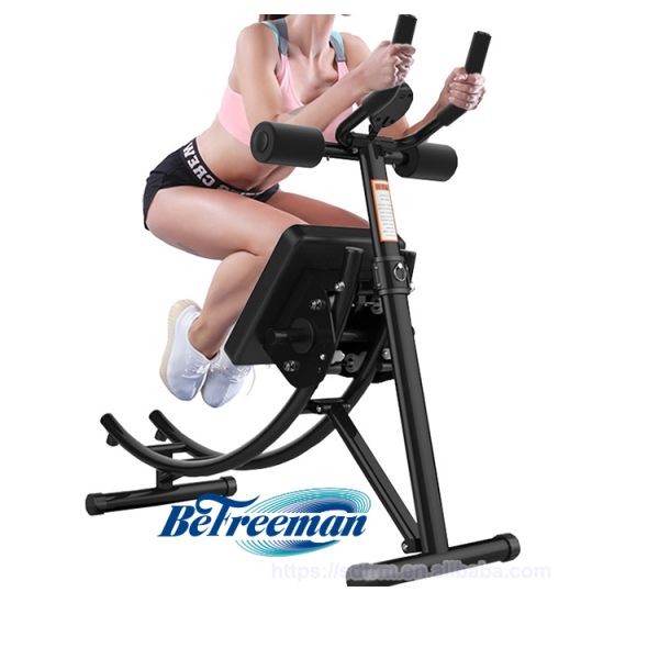 Home Gym Ab Coaster Crunch Machine Seated Abdominal Fitness Exercise Muscle