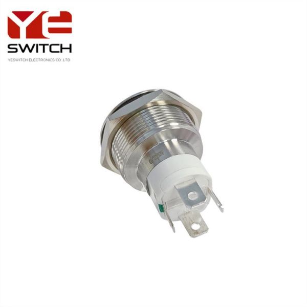 22mm 16A Metal Push Button Light Switch IP67 Push Button Switch Metal 3000VAC