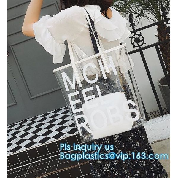 popular big handbags PVC printing women bag, Shoulder Bags Popular Women Beach Bags, shoulder designer luxury designer h