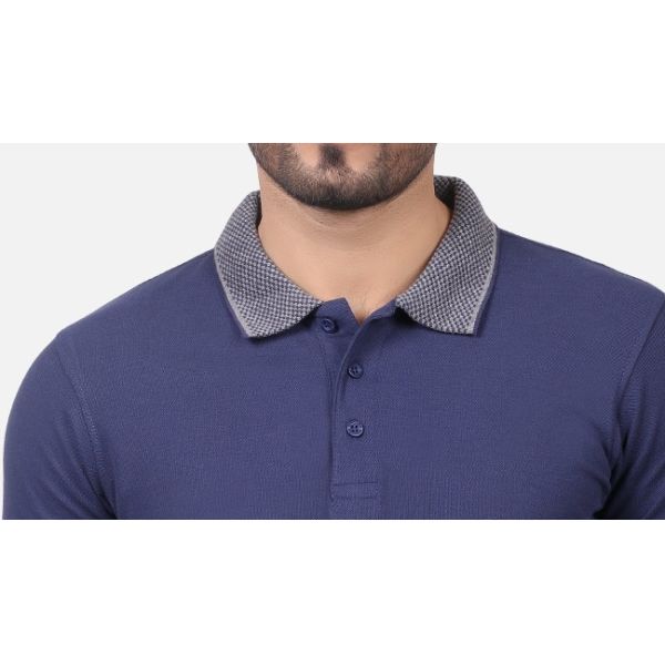 Classic Collar Men's Cotton Polo Shirts / Boys Short Sleeve Summer Clothing
