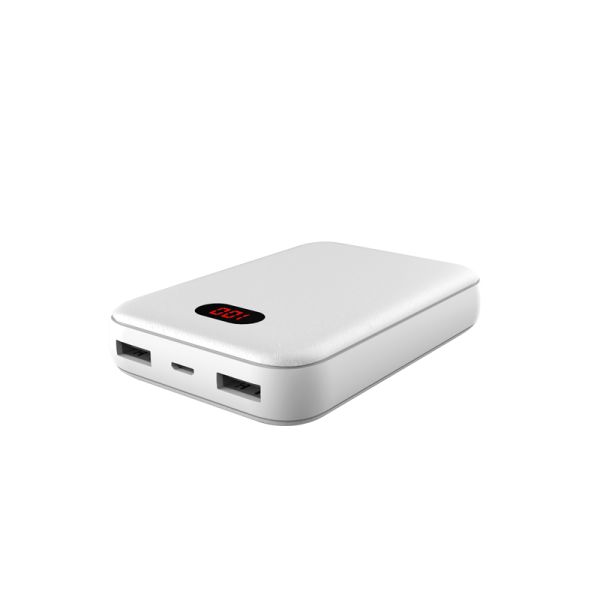 Fast Charging ABS 23mm LCD Display Power Bank