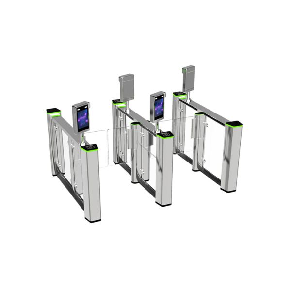 RS485 Aluminum Alloy 0.4S Acrylic Flap Speed Gate for Pedestrian Access Control